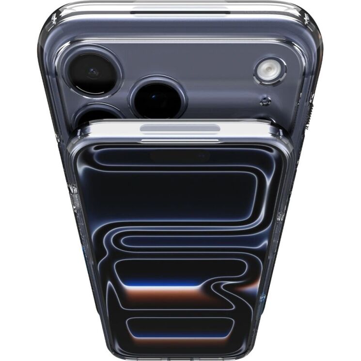 Защитный чехол Spigen Ultra Hybrid T MagFit для iPhone 17 Pro Max (ACS10473) - Matte Blue: фото 8 из 15