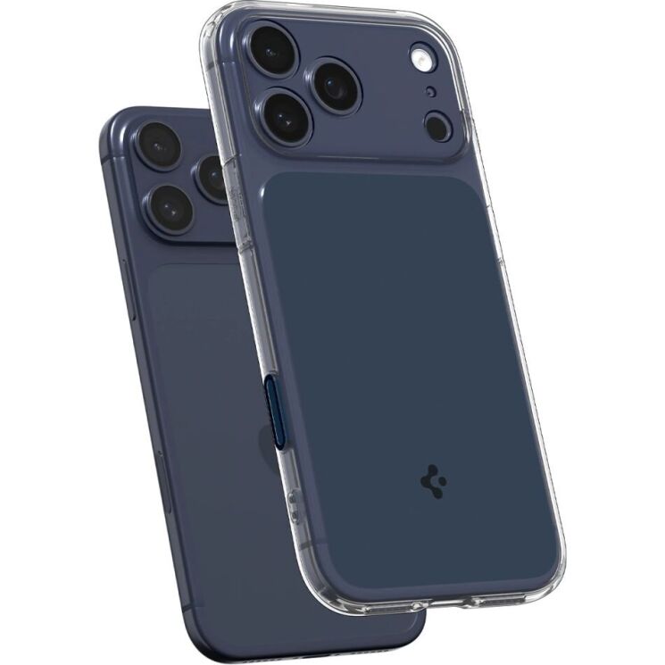 Защитный чехол Spigen Ultra Hybrid T MagFit для iPhone 17 Pro Max (ACS10473) - Matte Blue: фото 5 из 15