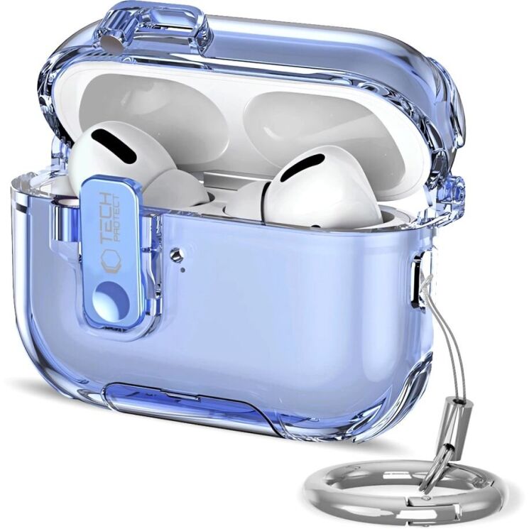 Захисний чохол Tech-Protect Bounce Pro для AirPods Pro 3 - Mist Blue: фото 1 з 12