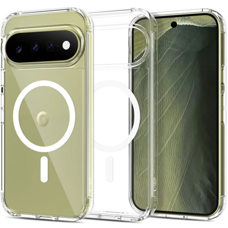 Защитный чехол Tech-Protect FlexAir Hybrid MagSafe для Google Pixel 11 / 11 Pro / 10 / 10 Pro / 9 / 9 Pro (5906302342457) - Clear: фото 1 из 8