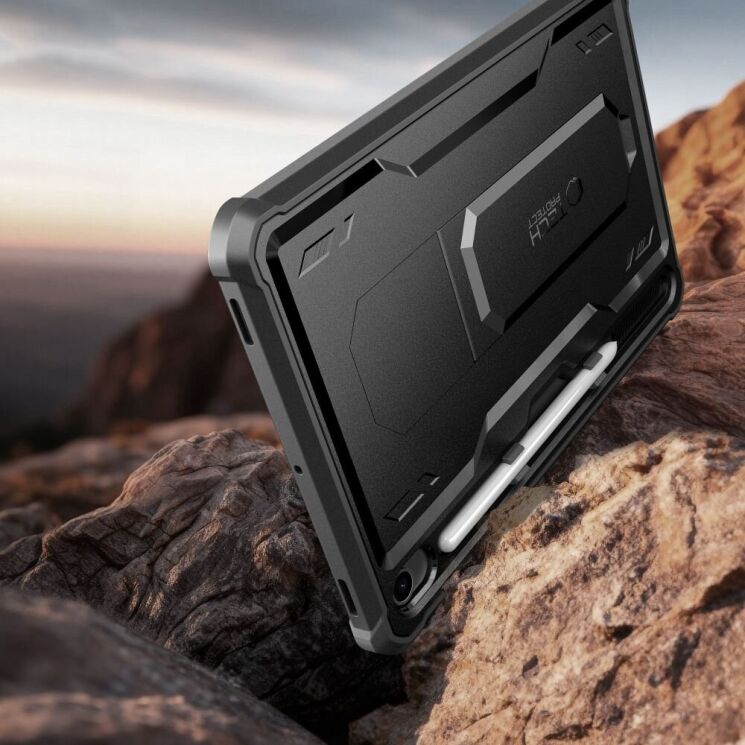 Защитный чехол Tech-Protect Kevlar Pro Set для Samsung Galaxy Tab S9 / Tab S10 FE / S10 Lite (X710/716/X520/526/X400/X406) - Black: фото 5 из 8