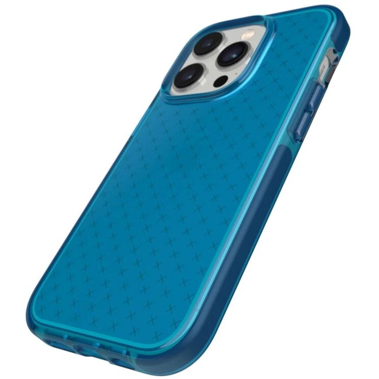 Защитный чехол Tech21 Evo Check для Apple iPhone 14 Pro (T21-9694) - Blue: фото 3 из 5