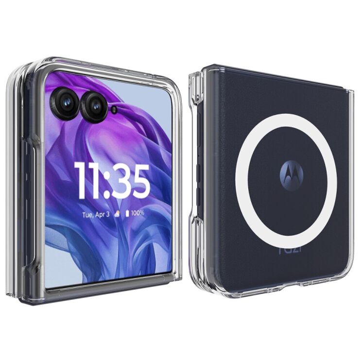 Защитный чехол UniCase AirBag MagSafe (FF) для Motorola Razr 60 Ultra - Transparent: фото 2 из 7