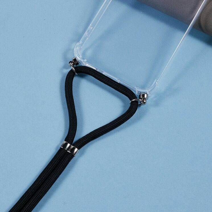 Защитный чехол UniCase AirBag with Strap для Samsung Galaxy A57 (A576) - Transparent: фото 5 из 6