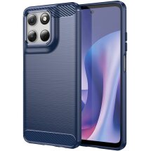 Захисний чохол UniCase Carbon для Motorola Moto G57 / G57 Power / G67 Power - Blue: фото 1 з 8