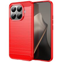 Захисний чохол UniCase Carbon для Xiaomi 15T Pro - Red: фото 1 з 8