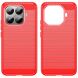 Захисний чохол UniCase Carbon для Xiaomi 15T Pro - Red (389855R). Фото 2 з 8