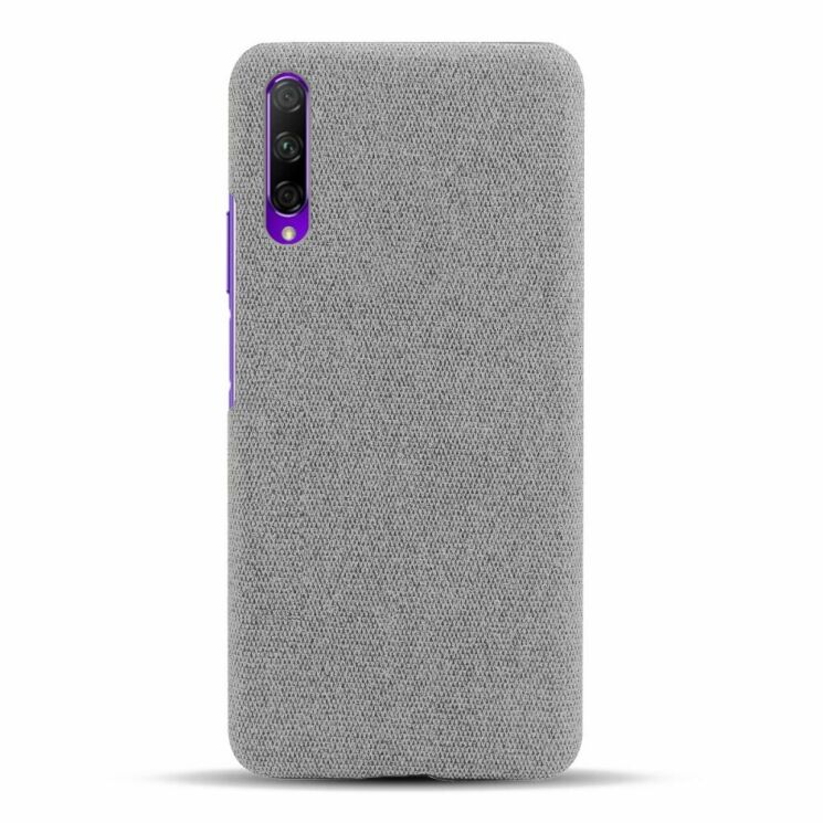Защитный чехол UniCase Cloth Texture для Huawei P Smart Pro / Honor 9X (for China) - Light Grey: фото 3 из 5