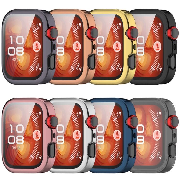 Захисний чохол UniCase Crystal Cover для Huawei Watch Fit 4 Pro - Transparent: фото 9 з 10