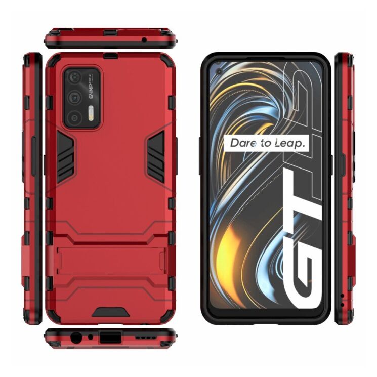 Защитный чехол UniCase Hybrid для Realme GT - Red: фото 3 из 8