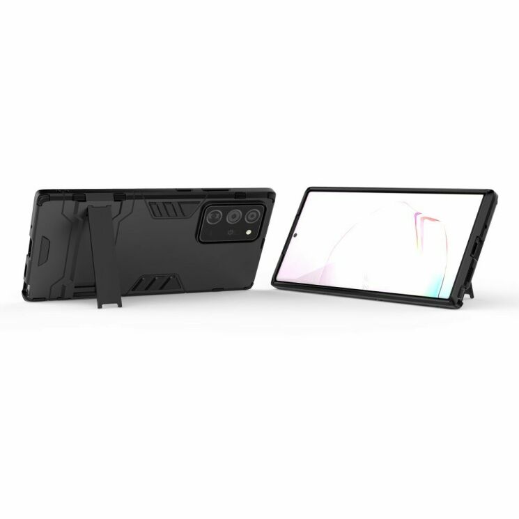 Захисний чохол UniCase Hybrid для Samsung Galaxy Note 20 Plus - Black: фото 3 з 12