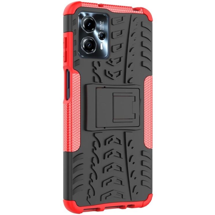 Защитный чехол UniCase Hybrid X для Motorola Moto G13 / G23 - Red: фото 2 из 14
