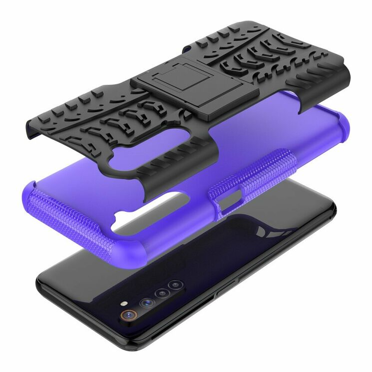 Протиударний чохол UniCase Hybrid X для Realme 6 - Purple: фото 7 з 18