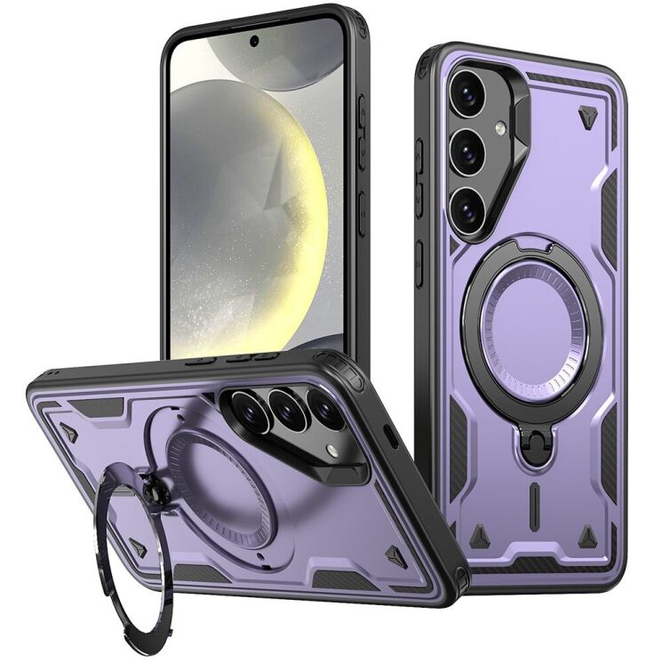 Защитный чехол UniCase Lander Armor для Samsung Galaxy S24 FE (S721) - Purple: фото 1 из 6