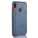Защитный чехол UniCase Leather Series для Motorola Moto E6 Plus (XT2025) - Blue (241422L). Фото 3 из 11