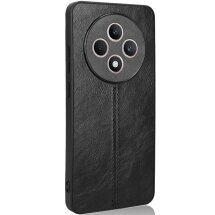 Захисний чохол UniCase Leather Series для OPPO Reno 12 F/FS - Black: фото 1 з 7