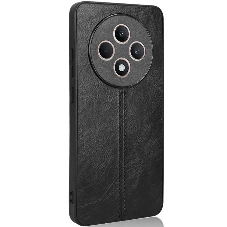 Захисний чохол UniCase Leather Series для OPPO Reno 12 F/FS - Black: фото 1 з 7
