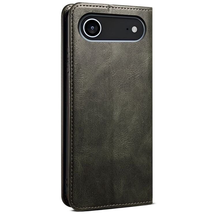 Захисний чохол UniCase Leather Wallet для Apple iPhone 17 Air - Green: фото 6 з 6