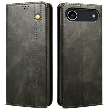 Захисний чохол UniCase Leather Wallet для Apple iPhone 17 Air - Green: фото 1 з 6