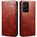 Защитный чехол UniCase Leather Wallet для Honor 200 Lite - Brown (363109Z). Фото 1 из 6