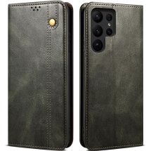 Защитный чехол UniCase Leather Wallet для Samsung Galaxy S25 Ultra (S938) - Green: фото 1 из 7