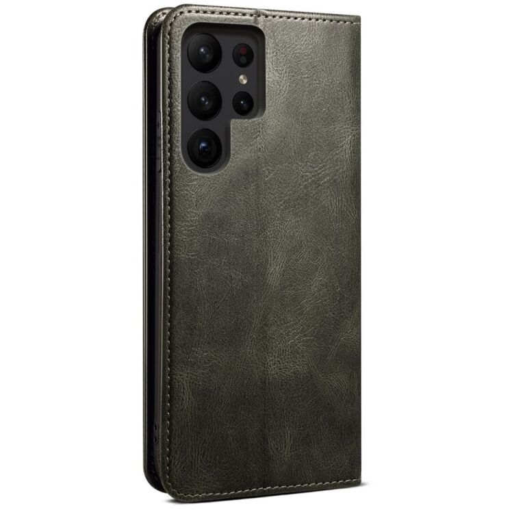 Защитный чехол UniCase Leather Wallet для Samsung Galaxy S25 Ultra (S938) - Green: фото 6 из 7