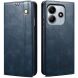 Защитный чехол UniCase Leather Wallet для Xiaomi Redmi Note 14 5G - Blue (373300L). Фото 1 из 10