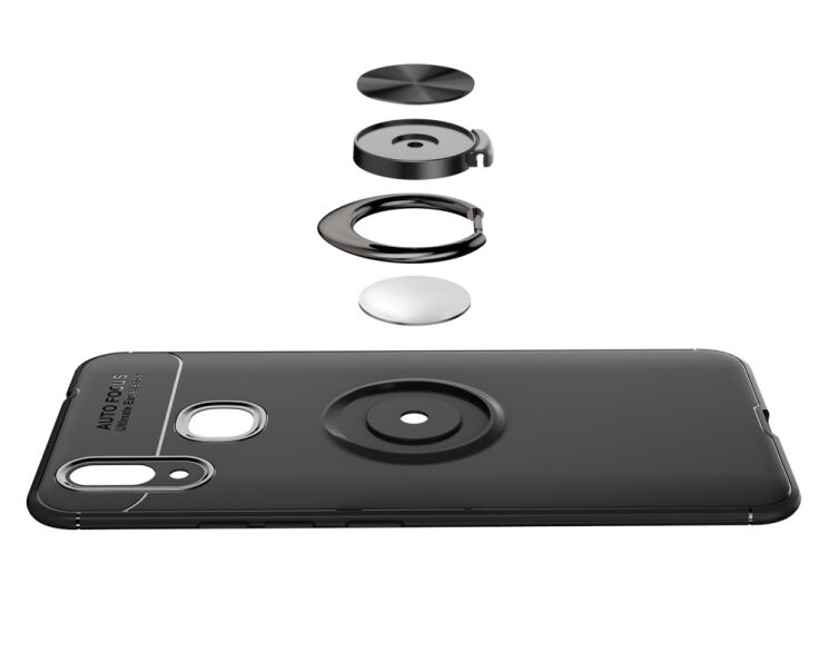 Захисний чохол UniCase Magnetic Ring для Xiaomi Mi Max 3 - Red: фото 5 з 8