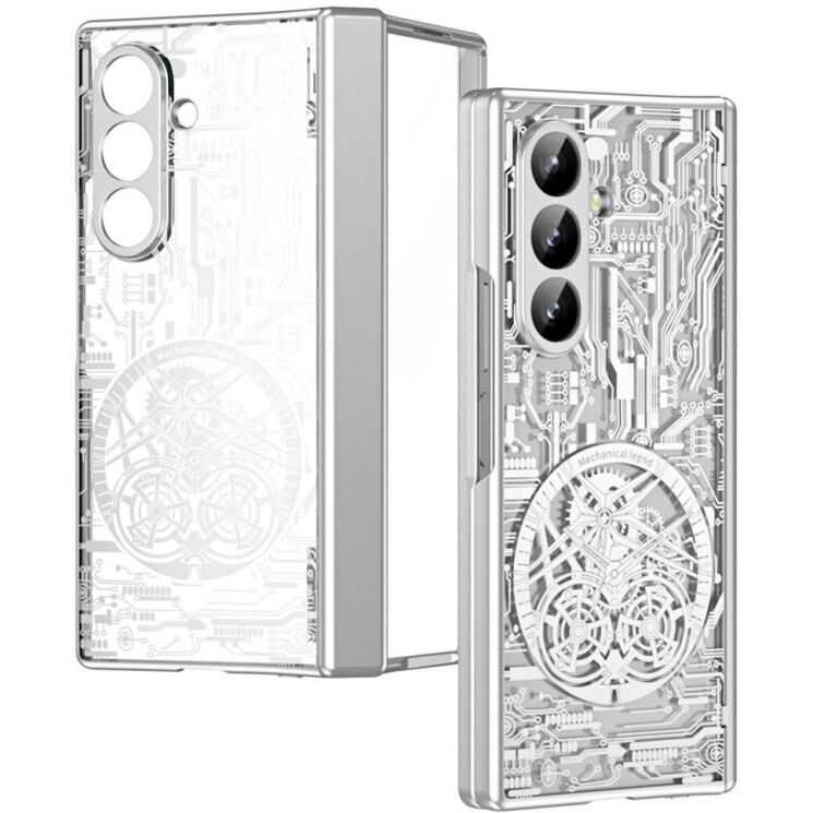 Захисний чохол UniCase Mechanical Legend для Samsung Galaxy Fold 8 Ultra - Silver (424006S) Захисний чохол UniCase Mechanical Legend для Samsung Galaxy Fold 8 Ultra - Silver: фото 2 з 13