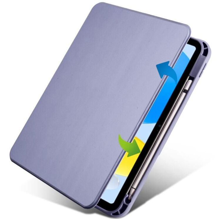 Защитный чехол UniCase Rotary Stand для Apple iPad 10.9 (2022) / iPad 11 (2025) - Purple: фото 2 из 7