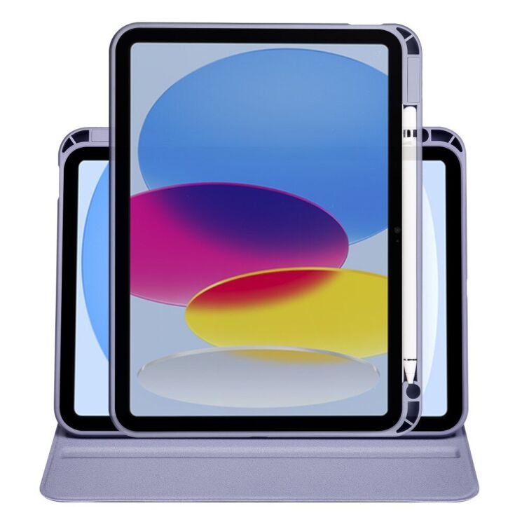 Защитный чехол UniCase Rotary Stand для Apple iPad 10.9 (2022) / iPad 11 (2025) - Purple: фото 6 из 7