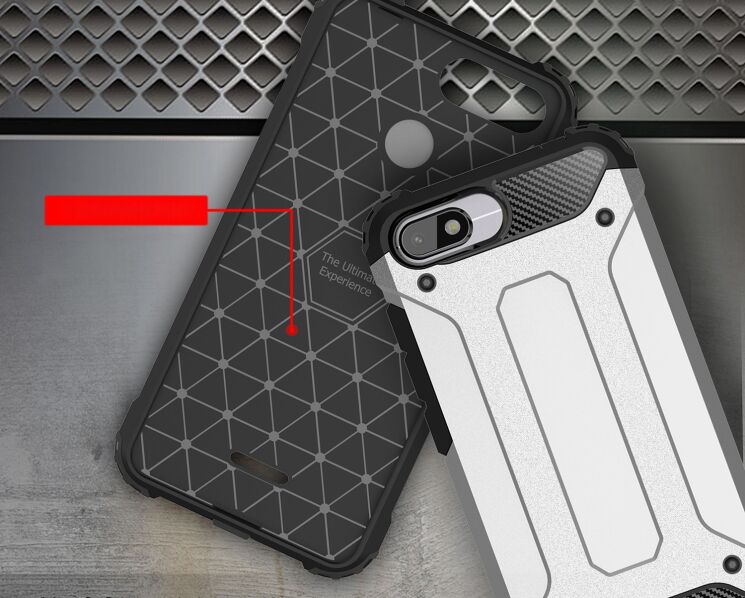 Защитный чехол UniCase Rugged Guard для Xiaomi Redmi 6A - Red: фото 6 из 9