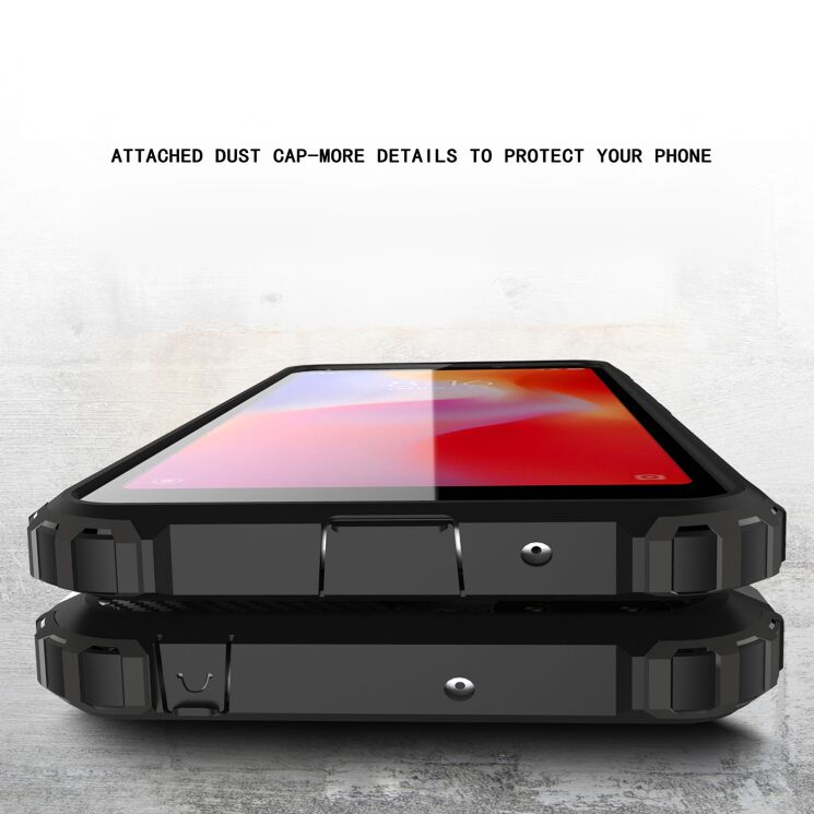 Защитный чехол UniCase Rugged Guard для Xiaomi Redmi 6A - Red: фото 7 из 9
