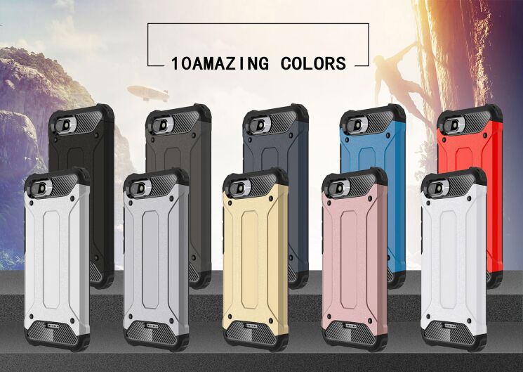 Защитный чехол UniCase Rugged Guard для Xiaomi Redmi 6A - Red: фото 2 из 9