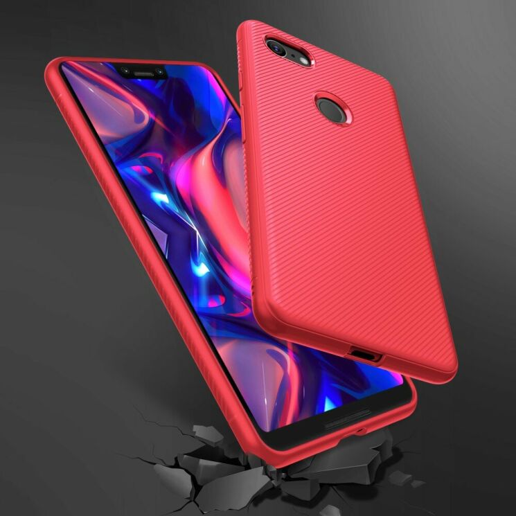 Защитный чехол UniCase Twill Soft для Google Pixel 3 XL - Red: фото 5 из 7