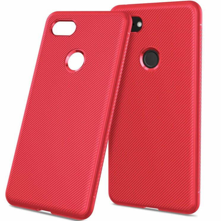 Защитный чехол UniCase Twill Soft для Google Pixel 3 XL - Red: фото 1 из 7