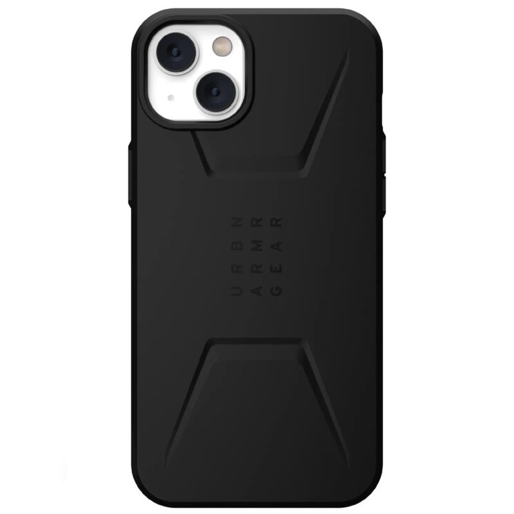 Захисний чохол URBAN ARMOR GEAR (UAG) Civilian MagSafe для Apple iPhone 14 Plus - Black: фото 1 з 10