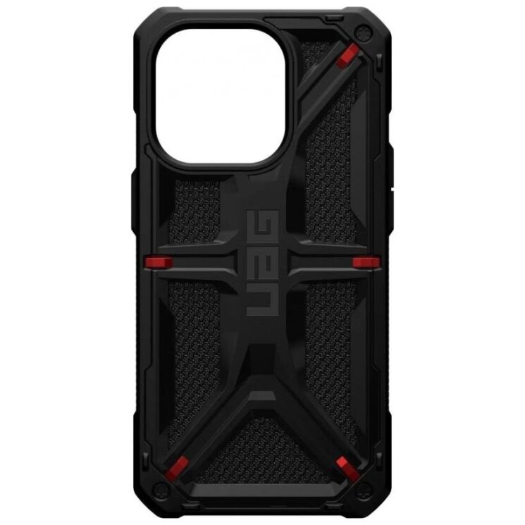 Защитный чехол URBAN ARMOR GEAR (UAG) Monarch для Apple iPhone 14 Pro - Kevlar Black: фото 7 из 9