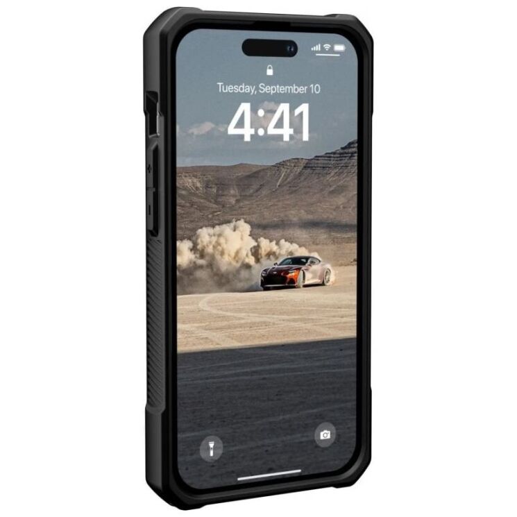 Защитный чехол URBAN ARMOR GEAR (UAG) Monarch для Apple iPhone 14 Pro - Kevlar Black: фото 4 из 9