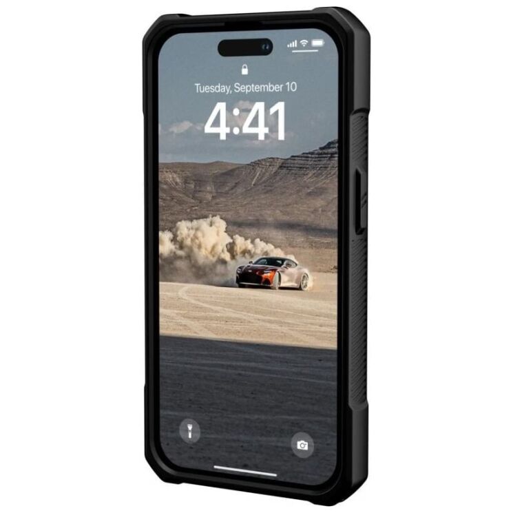 Защитный чехол URBAN ARMOR GEAR (UAG) Monarch для Apple iPhone 14 Pro - Kevlar Black: фото 5 из 9