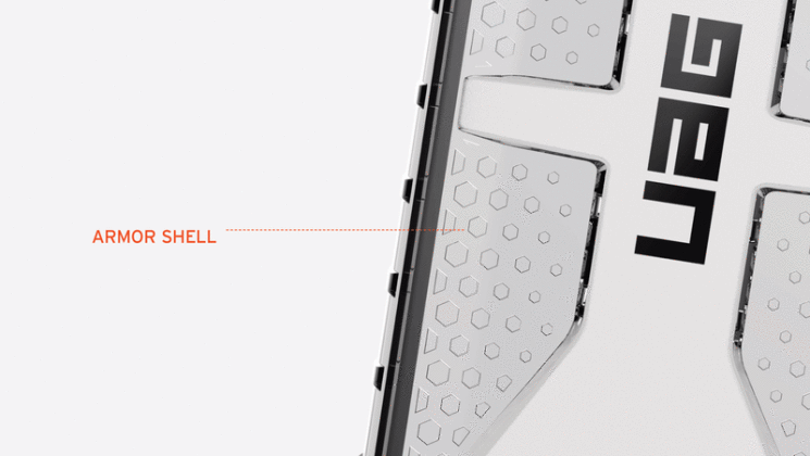 Защитный чехол URBAN ARMOR GEAR (UAG) Plasma для Samsung Galaxy S22 Ultra (S908) - Ash: фото 11 из 12
