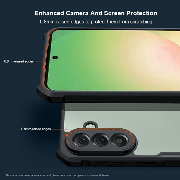 Защитный чехол XUNDD Rugged Case для Samsung Galaxy A57 (A576) - Black: фото 2 из 6