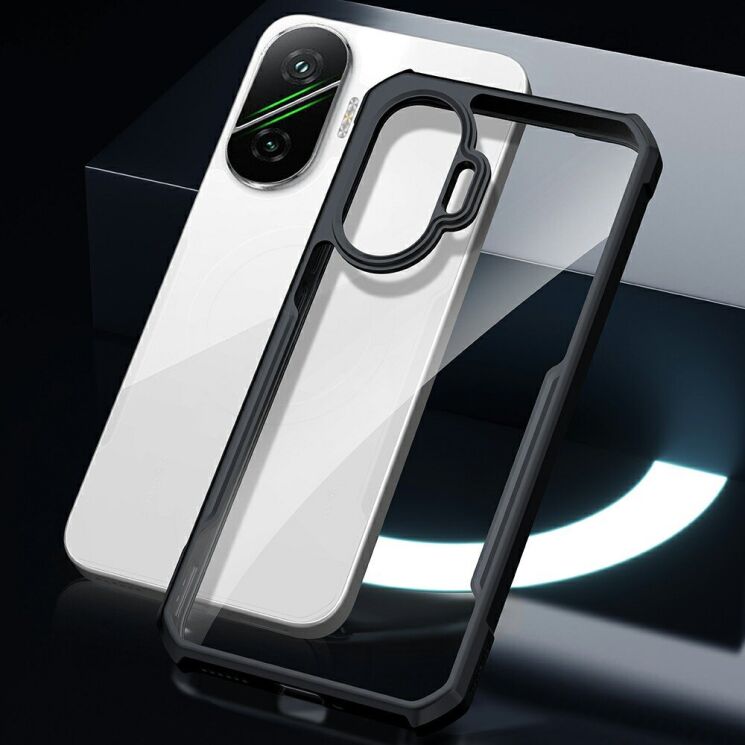 Захисний чохол XUNDD Rugged Case для Xiaomi Poco F7 - Black: фото 2 з 6