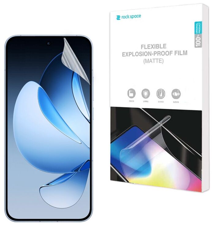 Антибликовая пленка на экран RockSpace Explosion-Proof Matte для OPPO Reno 13: фото 1 з 8