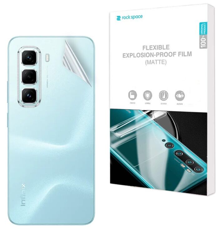 Антиблікова плівка на задню панель RockSpace Explosion-Proof Matte для Infinix Hot 50 Pro: фото 1 з 9