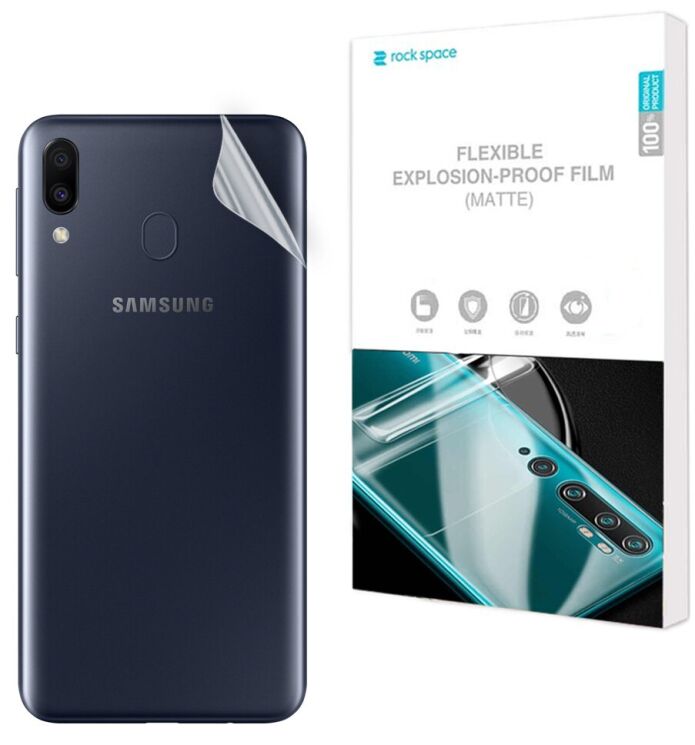 Антиблікова плівка на задню панель RockSpace Explosion-Proof Matte для Samsung Galaxy M20 (M205): фото 1 з 10