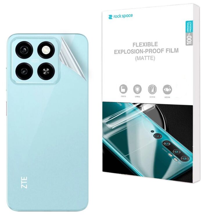 Антиблікова плівка на задню панель RockSpace Explosion-Proof Matte для ZTE Blade A35 / Blade A55: фото 1 з 9