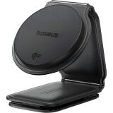 Автомобільний тримач із бездротовою зарядкою Baseus PrimeTrip C02 (15W) C40169003111-00 - Black: фото 1 з 23