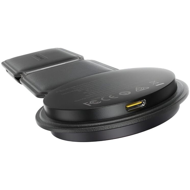Автомобильный держатель с беспроводной зарядкой Baseus PrimeTrip C02 (15W) C40169003111-00 - Black: фото 6 из 23
