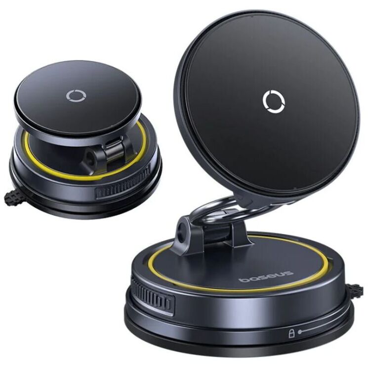 Автомобильный держатель с функцией беспроводной зарядки Baseus PrimeTrip VC2 Flex Pro (C0013F01) - Black: фото 1 из 22